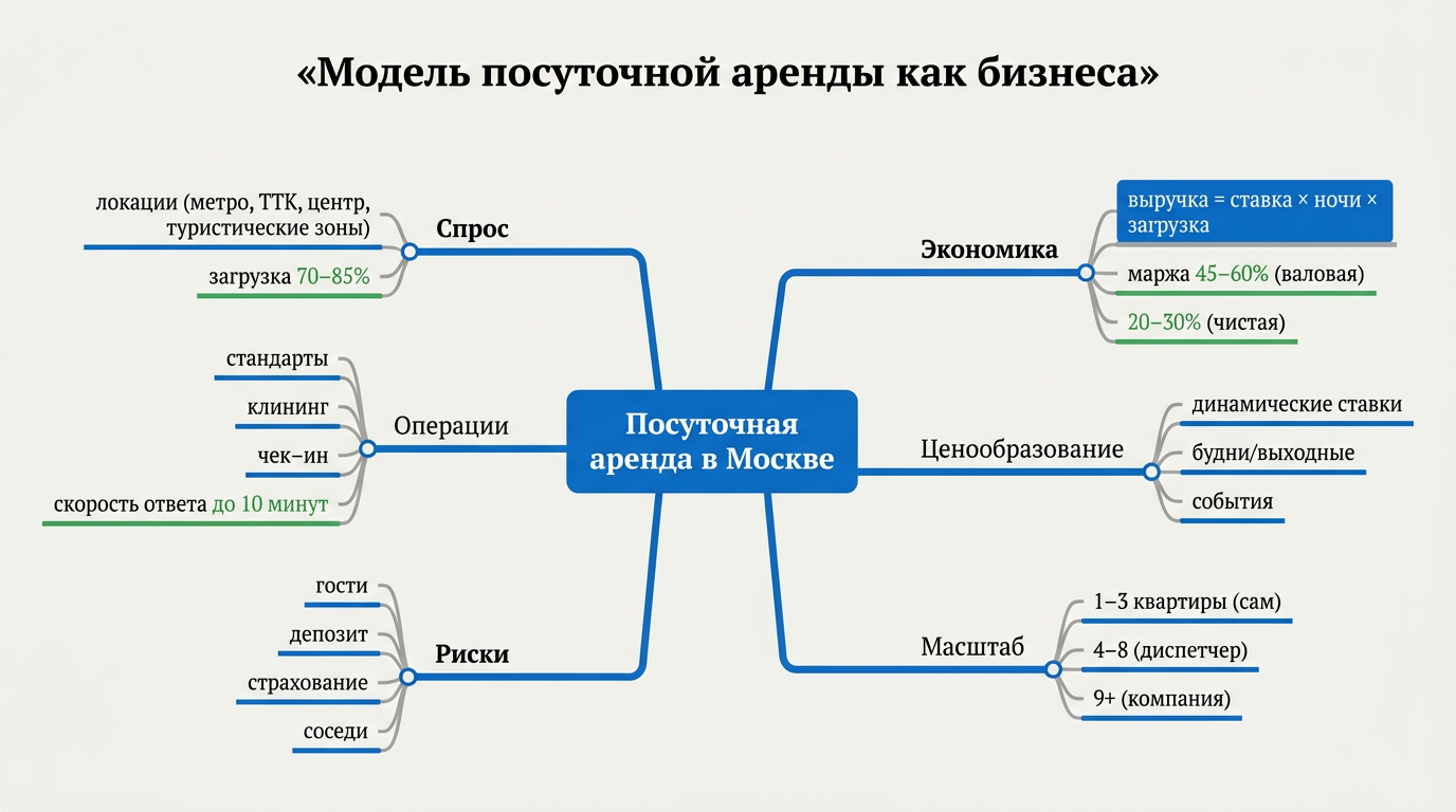 Модель посуточной аренды как бизнеса